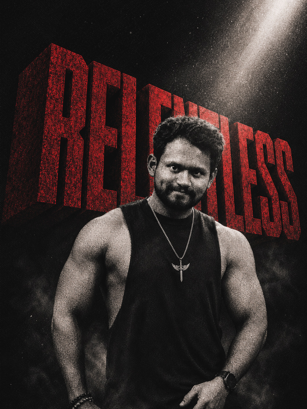 Relentless portrait of Ripan Halder
